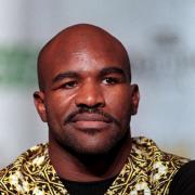 1984 Olympic champion Evander Holyfield at a press conference back in September 1996 Photo: Nick Potts/Action Images