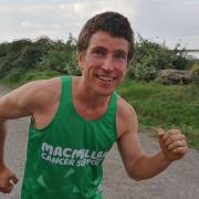 Tom Bolter will run the London Marathon raising money for Macmillan cancer charity. Credit: Tom Bolter