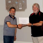 Royal Wootton Bassett Camera Club’s 40th anniversary competition winner receives his prize