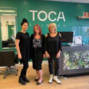 Staff at the revamped hair salon on Faringdon Road now owned by TOCA Group