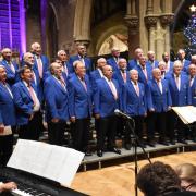 The Swindon Male Voice Choir at a previous concert.