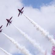 The Red Arrows. Picture: PA