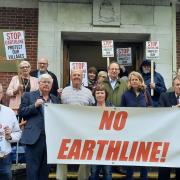 Villagers form Wroughton, Chiseldon and Uffcott  are thrilled the planning inspector has found against Earthline