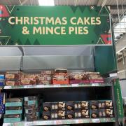 Morrisons stocks its shelves with Christmas food in September