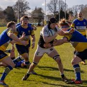 Action from Devizes’ Southern Counties South win over Swindon last season 			           Photo: Devizes RFC