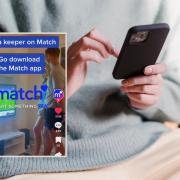 The Match.com advert was seen on TikTok on June 30 earlier in 2022 (Credit: ASA/PA/Canva)