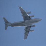 The RAF C-17 Globemaster in the skies above Dorset on Thursday, October 20. Picture: Tony Furnell