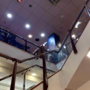 The Waterstones staircase at the Swindon store it is vacating