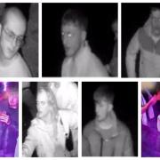 Swindon Police would like to speak to those pictured in the CCTV footage.