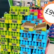 Bottles of the Prime hydration drink are being re-sold on Facebook Marketplace by Swindon shoppers.