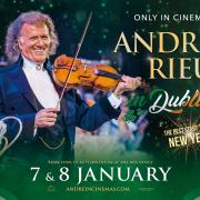 André Rieu's Dublin performance will be able to be viewed in several Swindon cinemas this weekend.