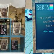 Bookshop owner reacts to viral fame as author responds to window display