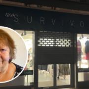 Helen Thompson volunteered at the Survivor charity shop in Swindon town centre.