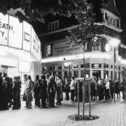 Queues of hundreds outside the cinema to see Grease in 1978.