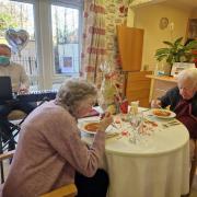 The Orchid Care Home celebrated Valentine's Day with food, music and dancing.