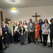 Swindon Community Together AID sees several local charities meet up to receive a share of some funding raised by councillor Bazil Solomon
