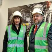 Rachel Reeves, visiting the ABSL plants in Swindon with councillor Jim Robbins said  a Labour government wouldn't take the UK back into the single market