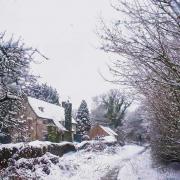 Lisa Hagarty walked through a winter wonderland on Swindon’s outskirts