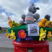 The latest post box display in Swindon encompasses the themes of Easter.