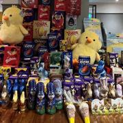 Over 150 Easter eggs were donated by The Sun Inn pub to children at Great Western Hospital.