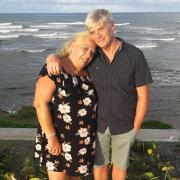 Sue Fawcett with late husband Roy who died during a snorkelling excursion during a holiday in the Dominican Republic booked through TUI. Sue has received a settlement from TUI after taking them to court over her husband's death.