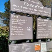 The prices at Coate Water to park have increased by more than 100 per cent