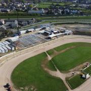 Building of a new stand at Swindon's Abbey stadium is taking shape