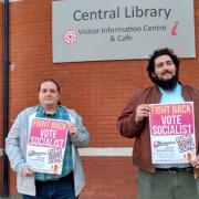 Rob Pettefar and Scott Hunter the Trade Union & Socialist Coalition candidates in 2023 are standing again