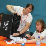 Counting votes in a Swindon election