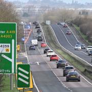 Traffic is expected on the A419 this weekend