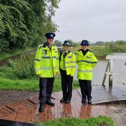 Chief Constable Catherine Roper was on patrol in Devizes on Friday.