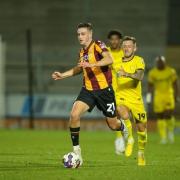 Swindon Town's latest signing Jake Young in action for Bradford City