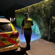 Night patrols have been increased in Wanborough following a recent reports of burglaries.
