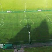 The brand new 3G pitch has been unveiled at Moredon Sporting Hub.