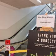 Marks and Spencer in Swindon has begun to close.