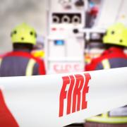 A fire broke out at a Swindon property