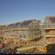 Houses being built in Wiltshire