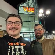 Ed and flatmate Julian visited the new Vue cinema on opening night.