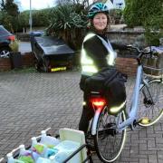 Louise Cheesman will be delivering sustainable goods across the town.