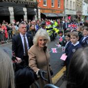The Queen met residents on Wood Street