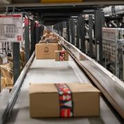 Inside an Amazon warehouse
