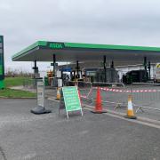 The West Swindon Shopping Centre Asda fuel station has been closed this week.