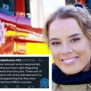 Dorset and Wiltshire Fire Service's new recruit post had to be deleted after innapropriate comments were made