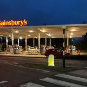 Lorries outside Sainsbury's in Swindon were allegedly cut into (file photo).
