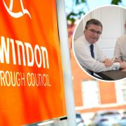 The governmnet funding to Swindon Borough Council is greater than Labour councillors have said , say the town's Conservative MPs Robert Buckland and Justin Tomlinson (inset)