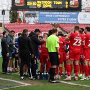 Swindon were defeated 2-1 by MK Dons.