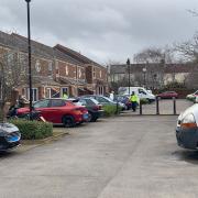Police in Rodbourne on Sunday lunchtime