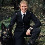 Police dog Betty and PC Cindy Hargreave are regional champions