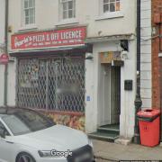 The word 'Vape' can be seen in the doorway for Mario's Pizza and Off License