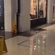 Leaking water in the Swindon Designer Outlet